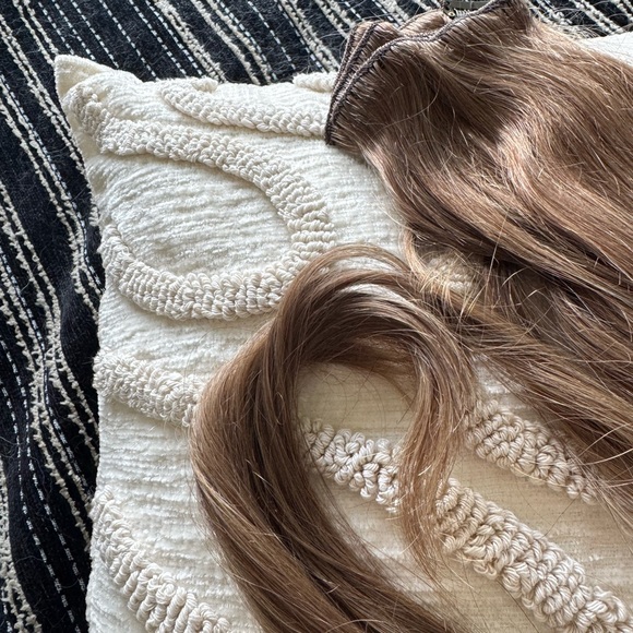 Ash Brown 100% Remy Hair Extensions - Picture 3 of 6